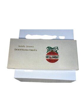 Irish Linen Handkerchiefs Gift Set 3 Pack All Linen Made In Ireland Holiday Box
